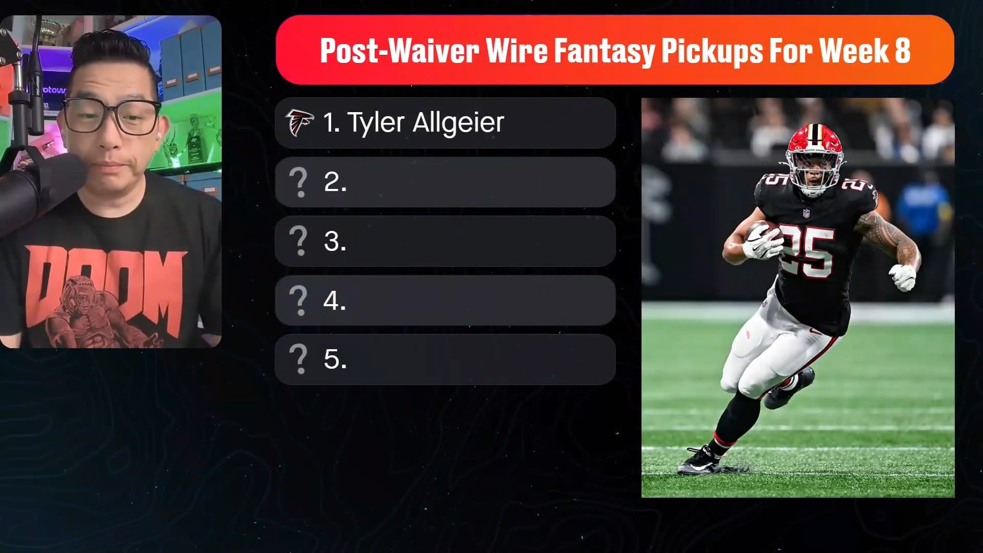 Why To Pickup Tyler Allegier For Week 8