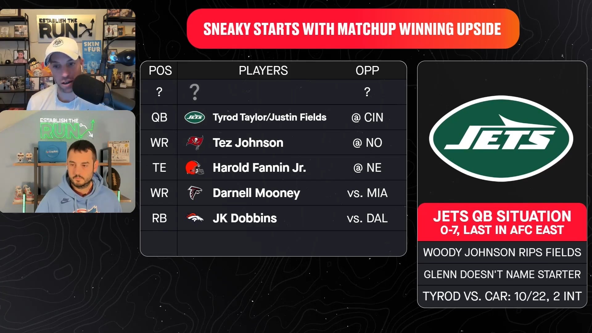 START a Jets Quarterback?!