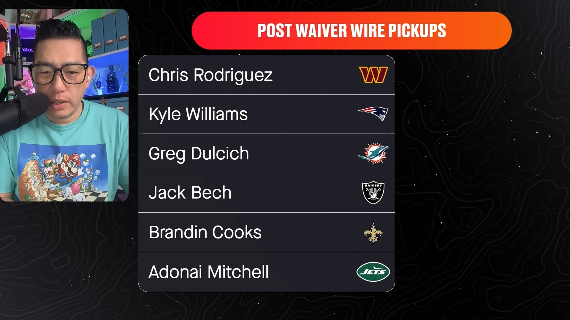 Post Waiver Wire Pickups 