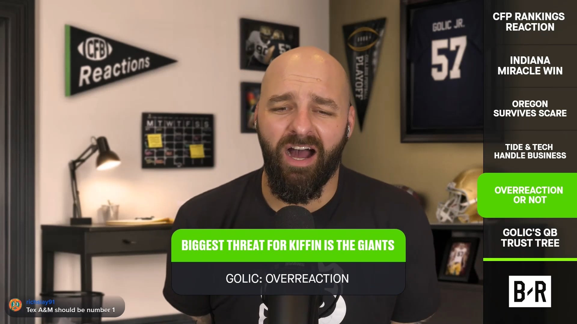 Golic on Lane Kiffin/Giants Rumors