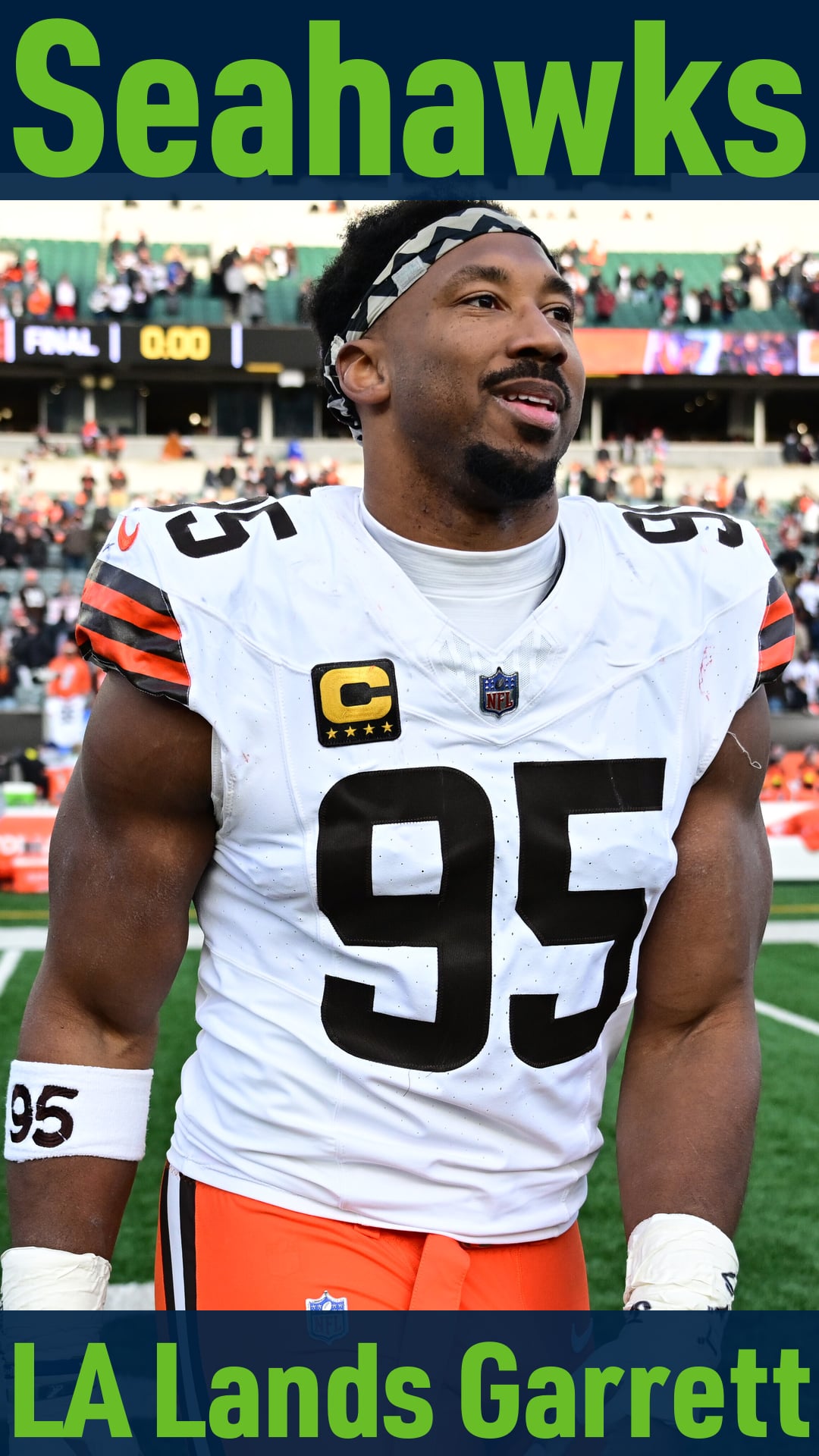 Seahawks Now Have to Face Myles Garrett 👀