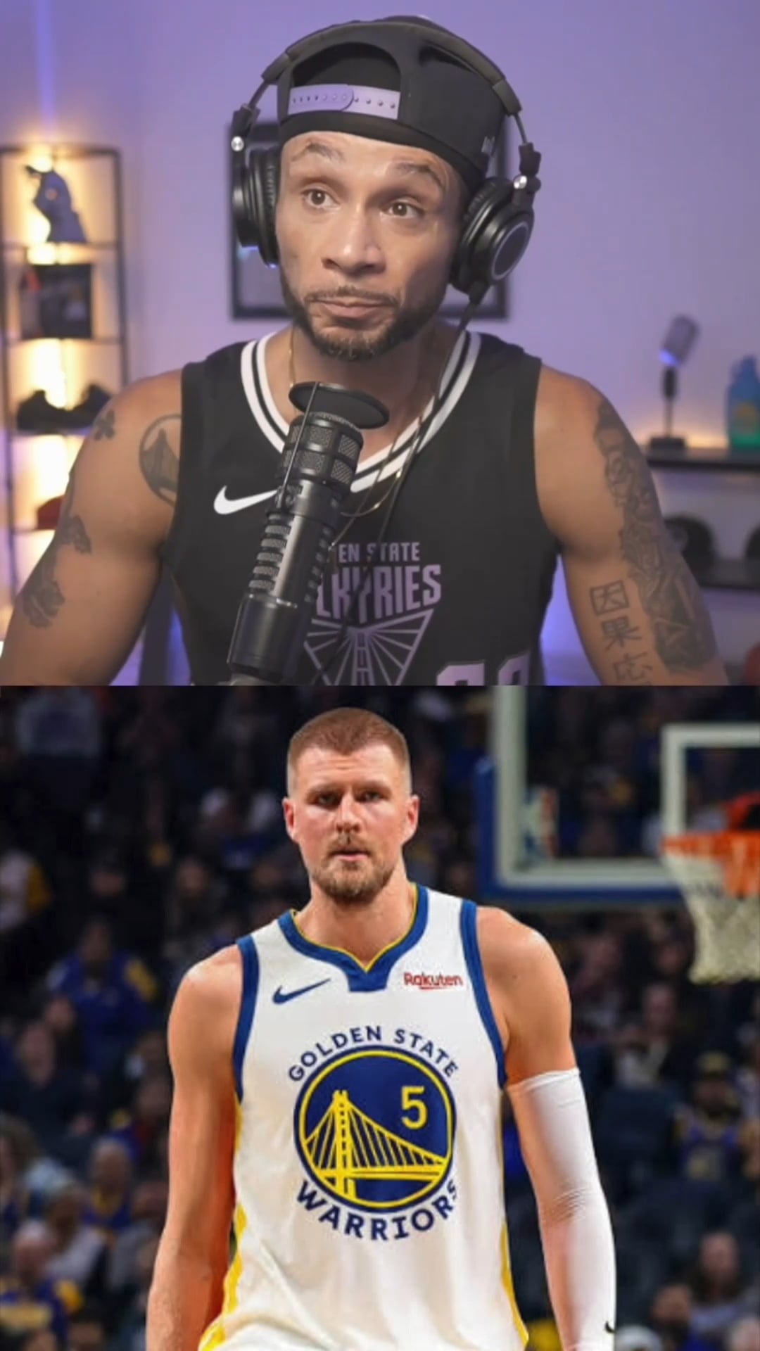 Kristaps Porzingis Returns to Warriors Reaction 🔥