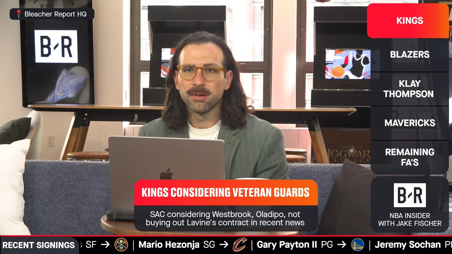 Fischer On Kings Vet Free Agents Interest
