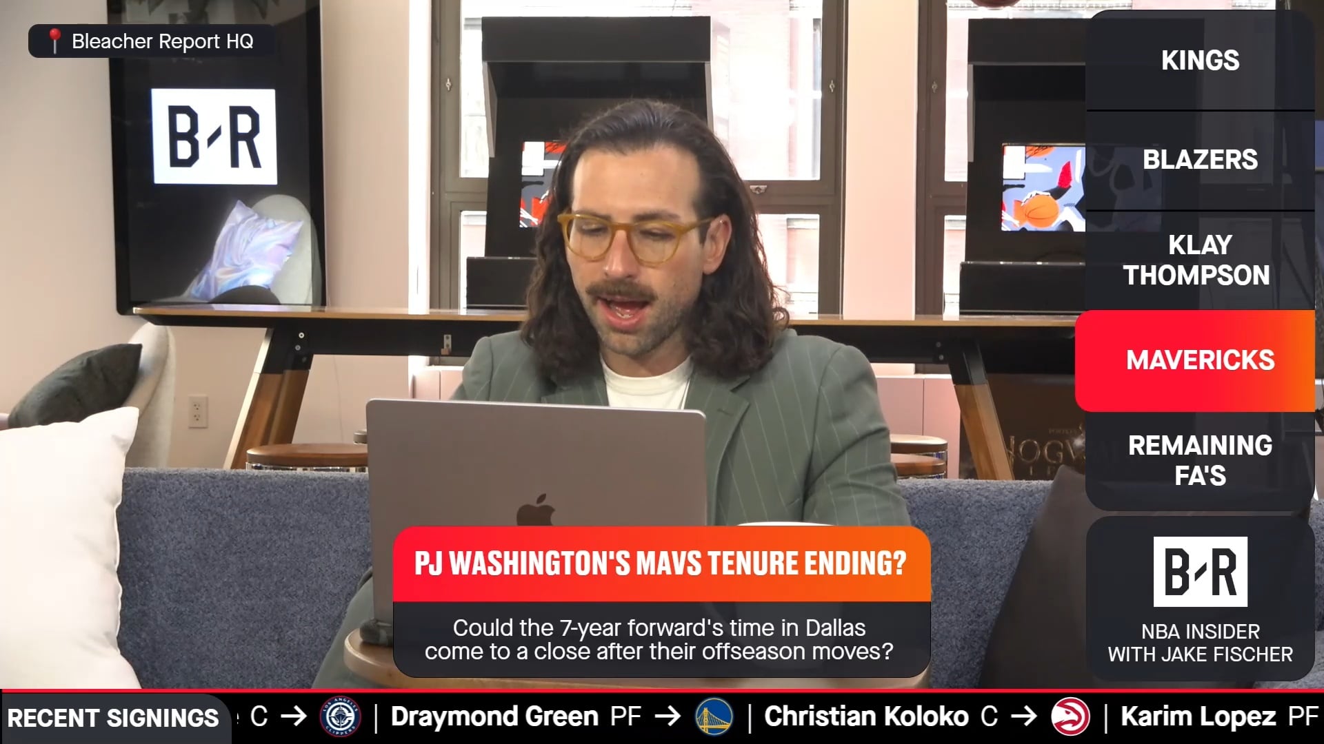 Fischer On PJ Washington and Dallas