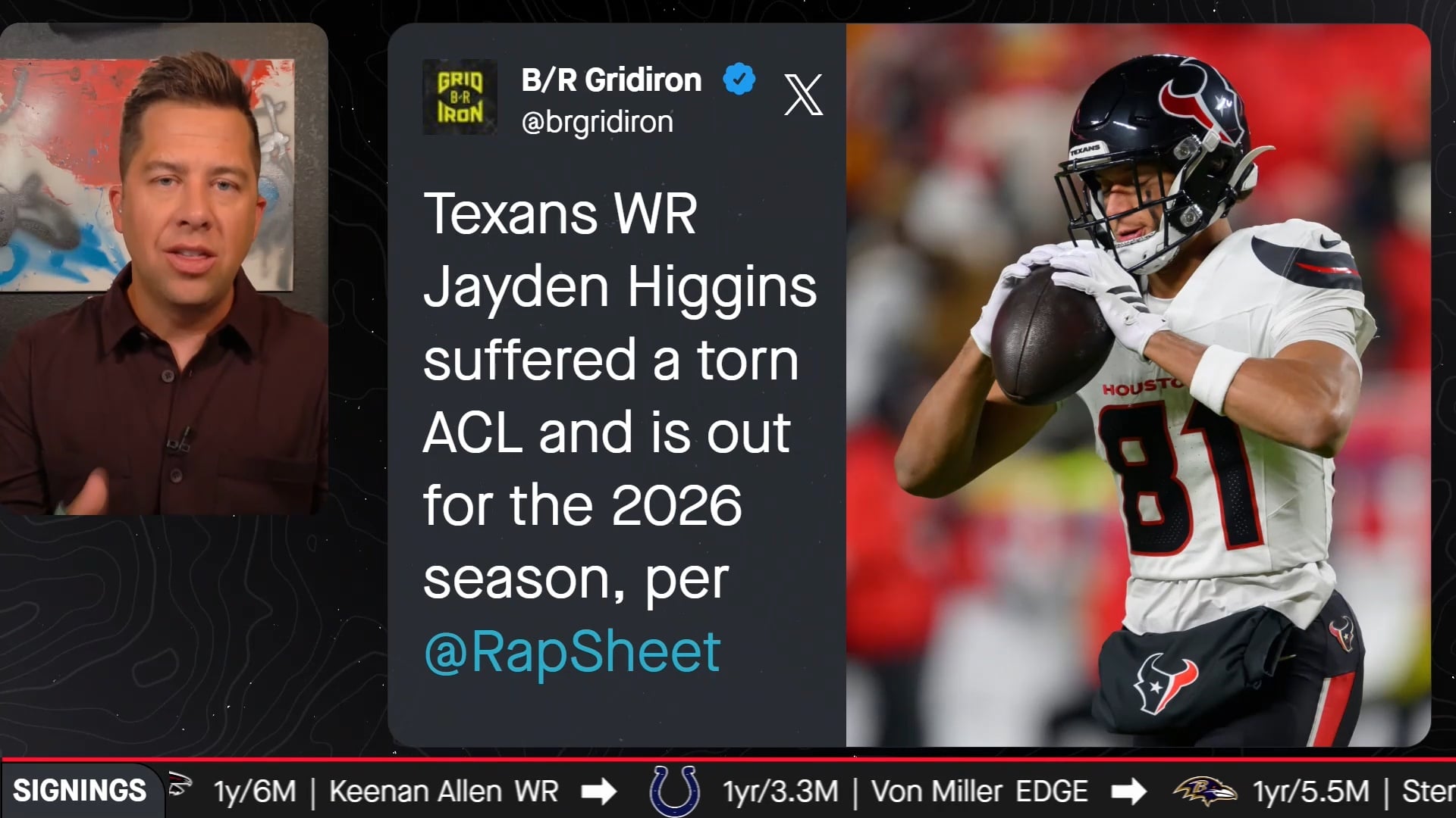 Texans Make WR Moves