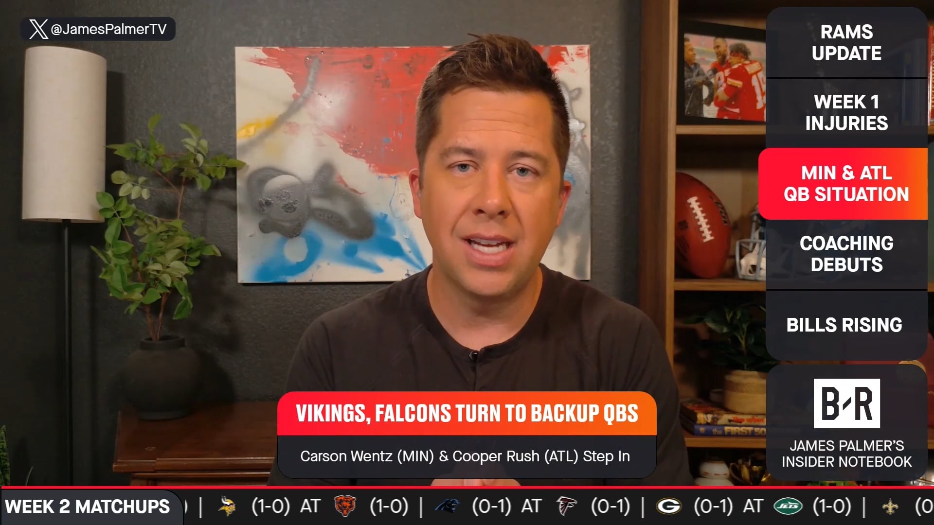 Vikings, Falcons QB Situations