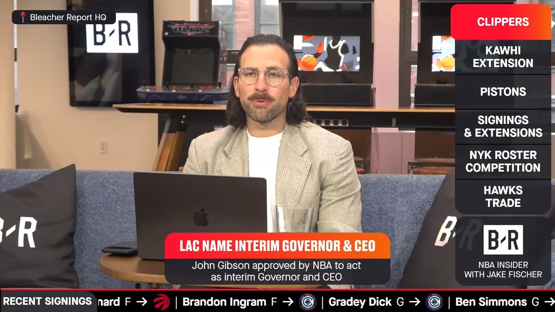 Fischer On Clippers Interim CEO