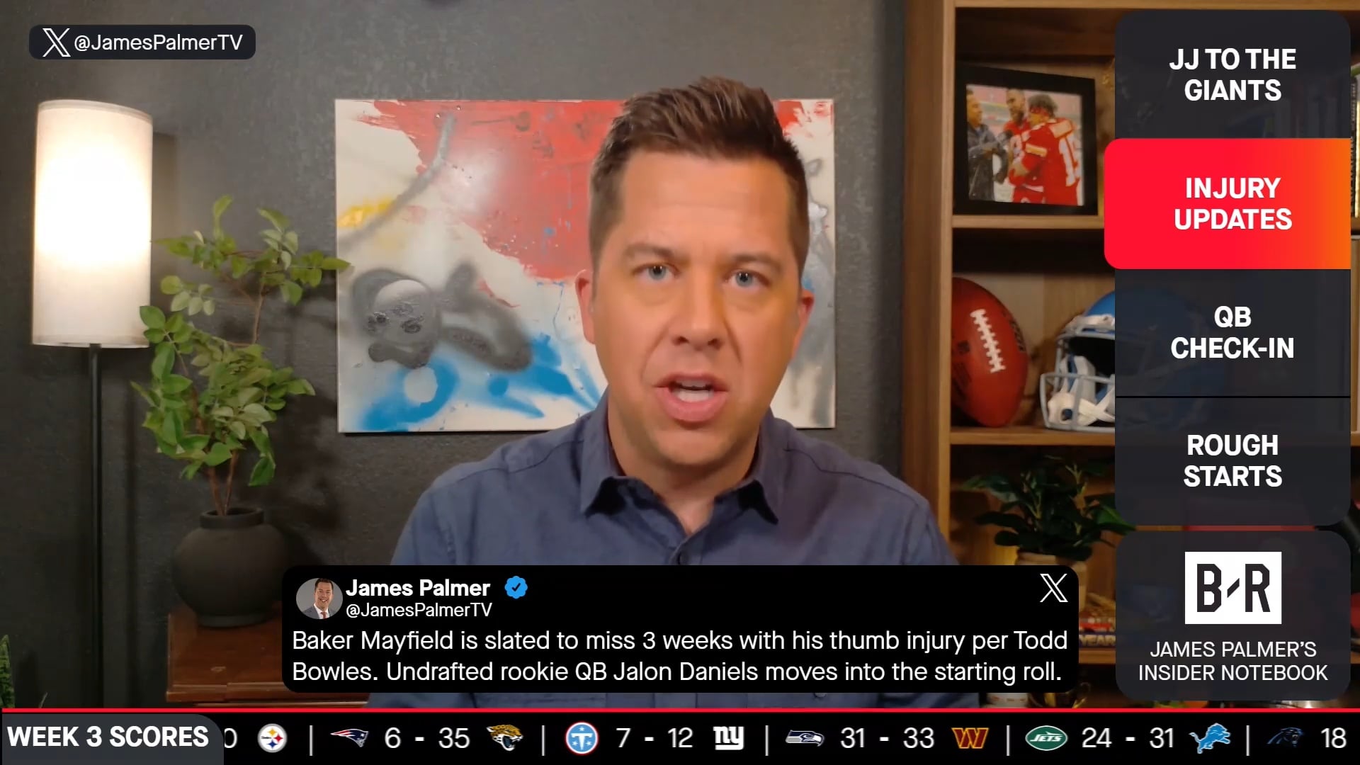 Bakers Injured Week 3