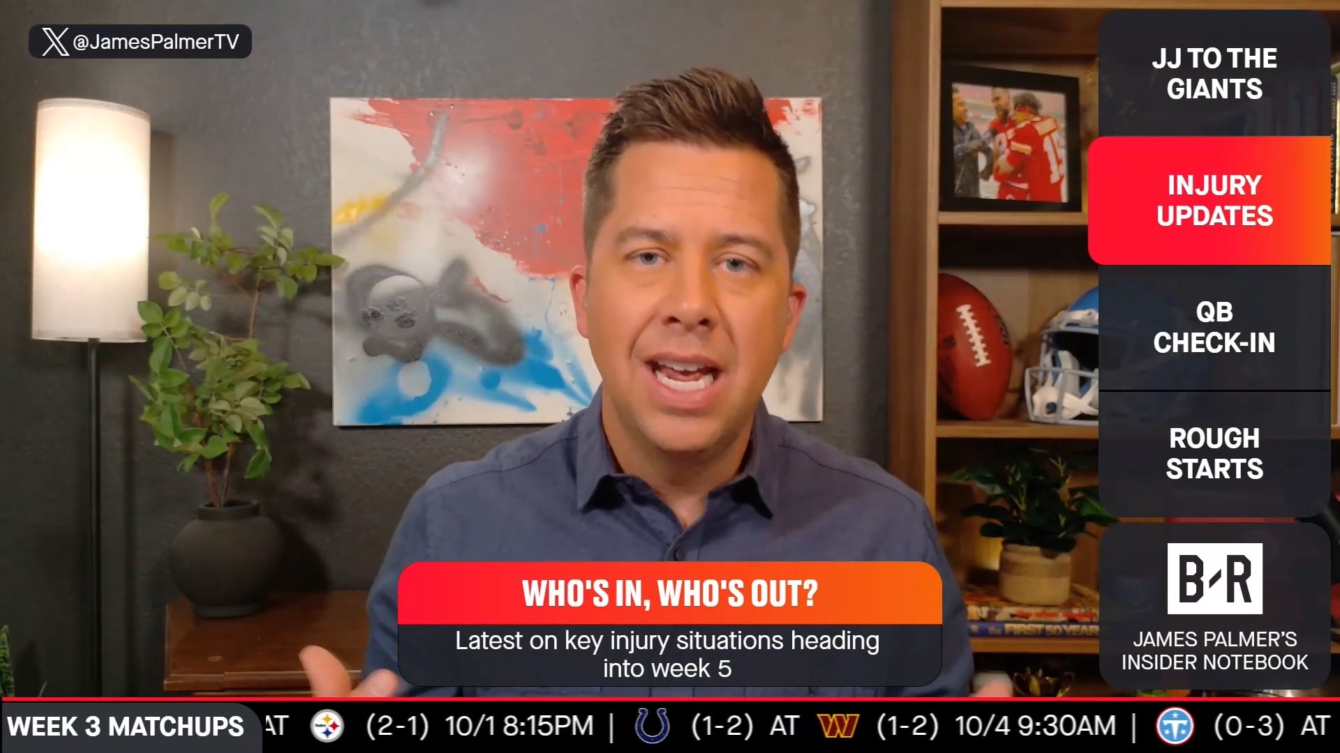 Daniels, Caleb Injury Updates