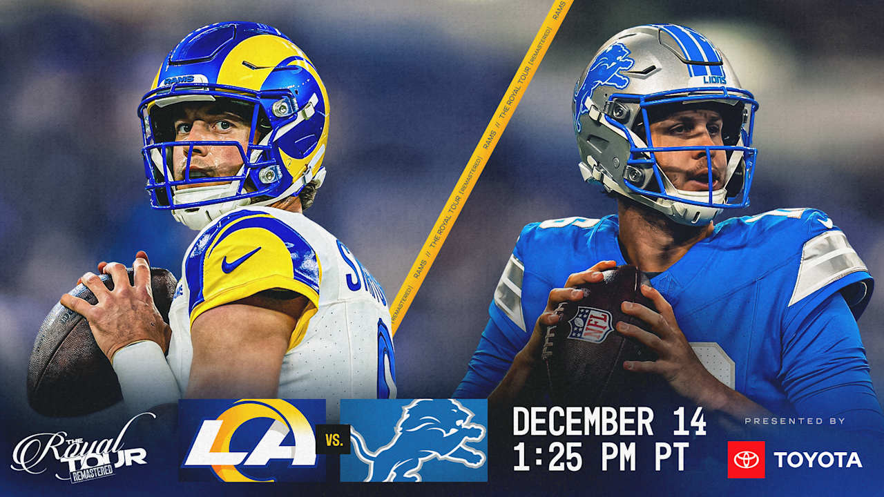 LIVE Reaction to Lions vs Rams matchup with NFL legend Cam Lynch