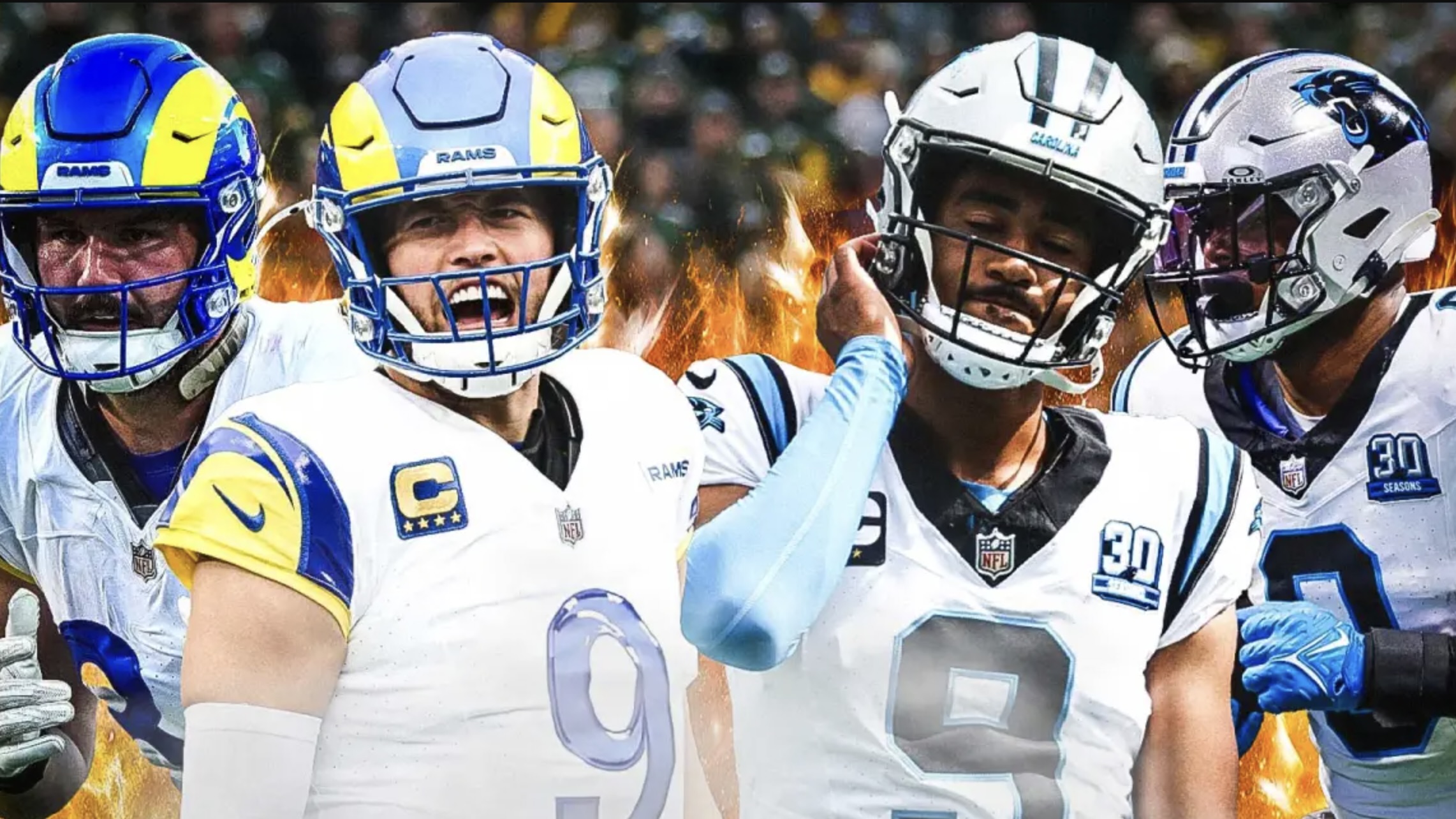 Live Reaction to Panthers vs Rams Game with NFL Legend Cam Lynch