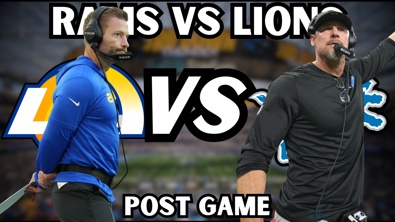 Detroit Lions vs LA Rams Post Game Reaction