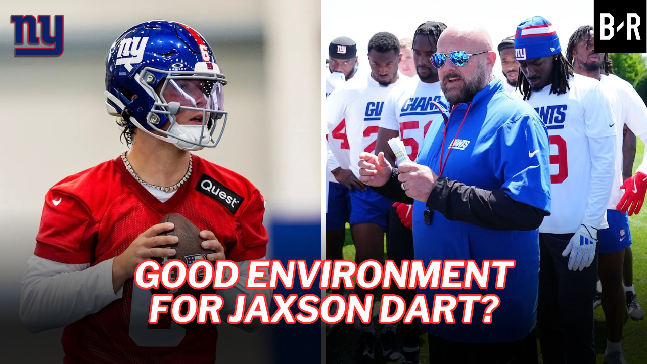 Do the Giants have a good environment in place for Jaxson Dart to develop?
