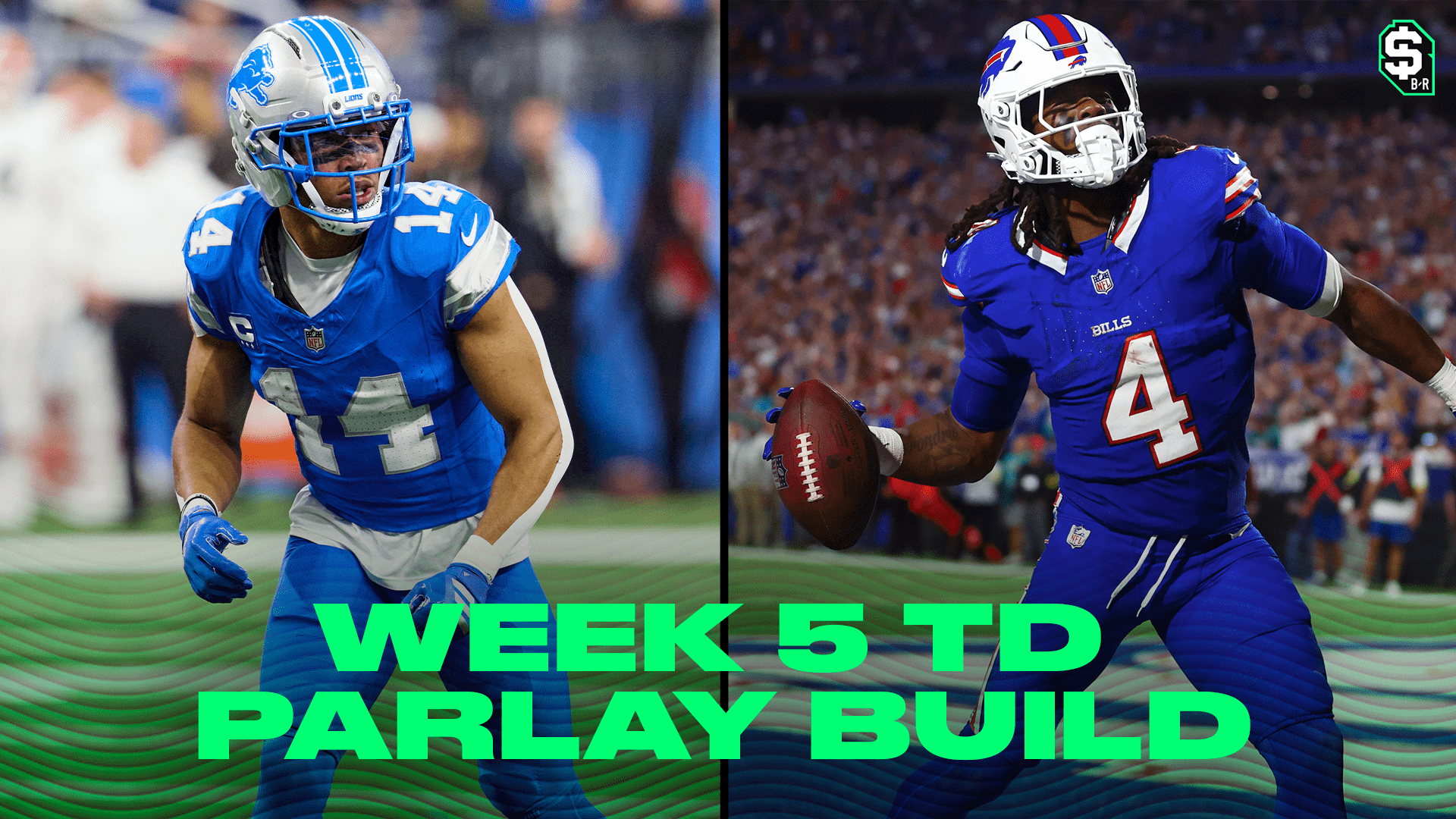 Week 5 NFL TD Parlay Build