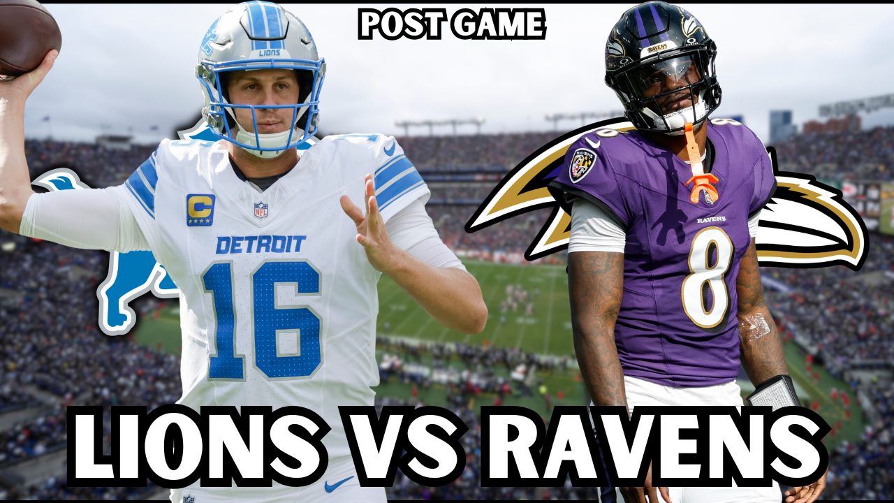 Lions Vs Ravens Post Game Reaction