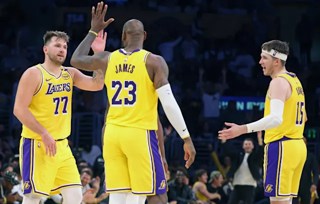 LAKERS DAILY: LEBRON’S FUTURE, THE LUKA ERA, SHOULD LAKERS MOVE REAVES, JJ AND PELINKA PRAISE