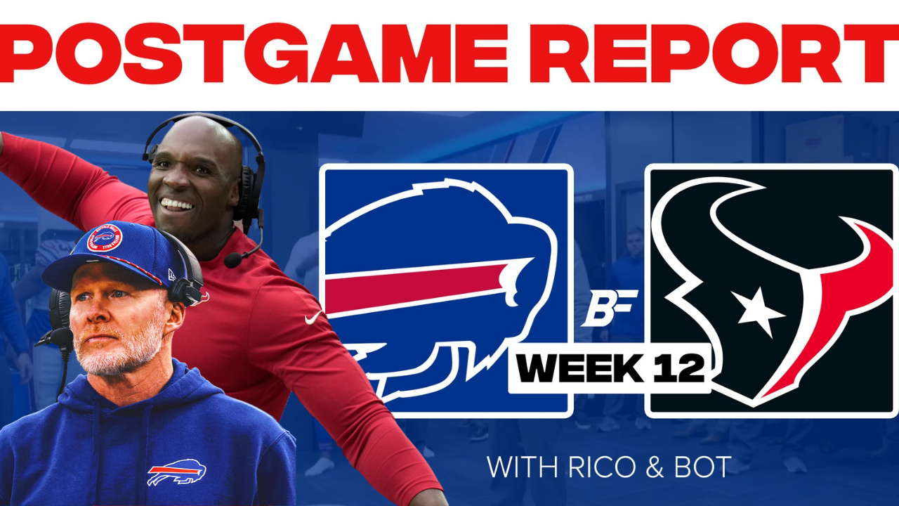 Post Game Reaction Show: Houston Texans vs Buffalo Bills 