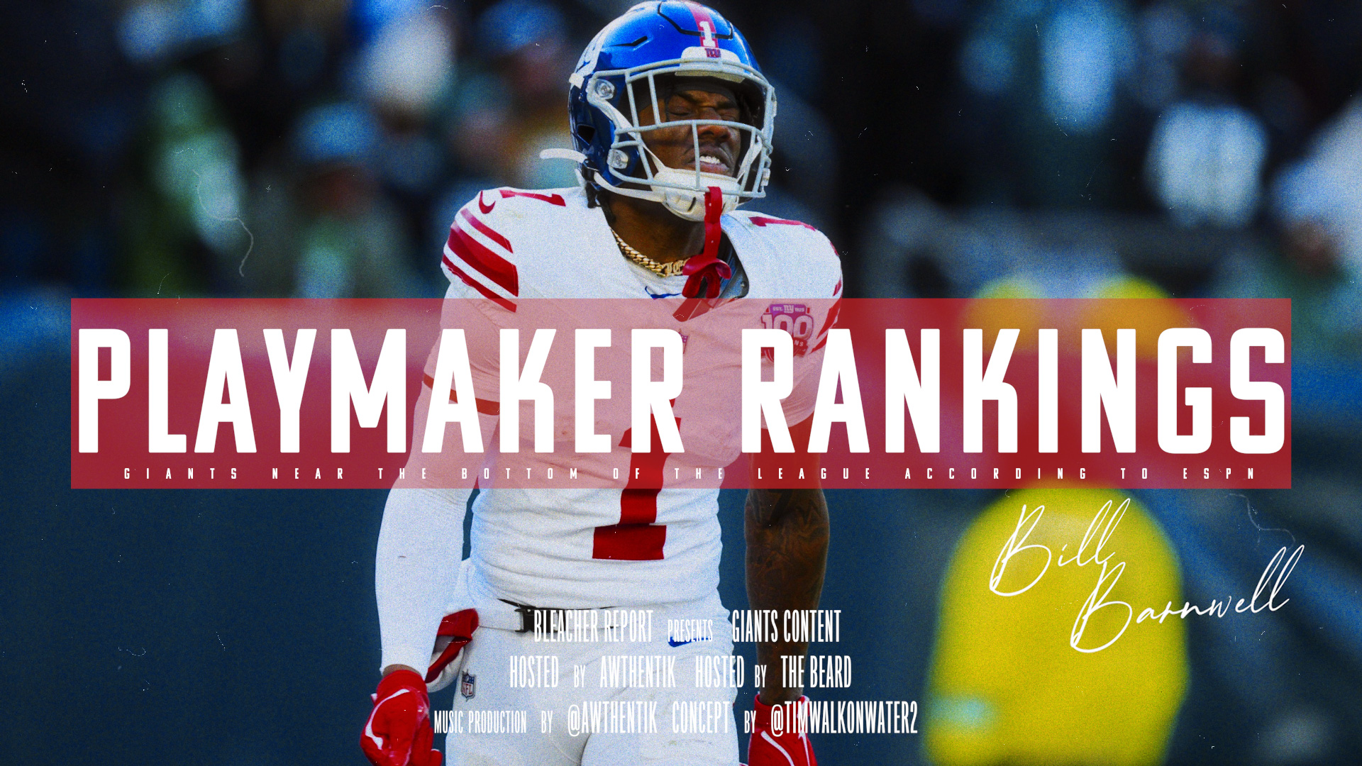 Giants: Ranked Extremely Low On ESPN Playmaker Rankings 