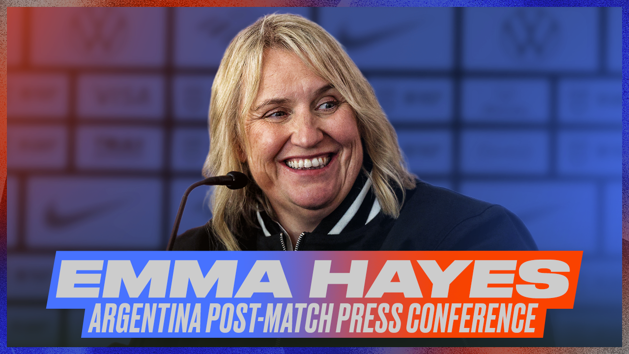 Emma Hayes’ Argentina post-match press conference