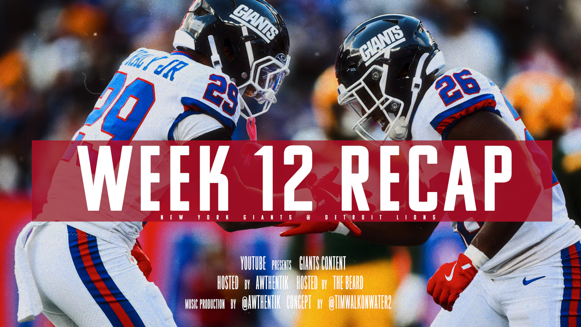 Giants: Week 12 Recap- Giants @ Lions 