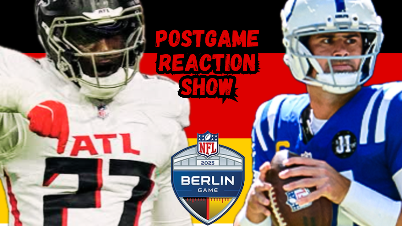 Falcons vs Colts postgame reaction show 🇩🇪